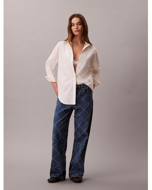 Calvin Klein Calvin Klein Low Rise Baggy Jeans - Blue