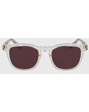 Calvin Klein Rectangle Sunglasses - Purple