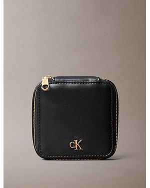 Calvin Klein Monogram Hardware Jewellery Case - Black