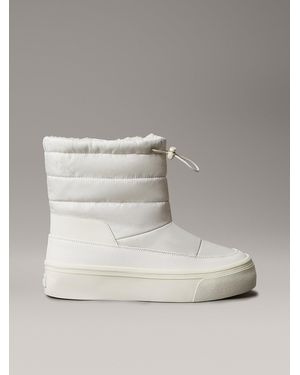 Calvin Klein Warm Sherpa Platform Snowboots - Grey