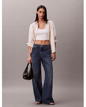 Calvin Klein Wide Leg Jeans - Blue