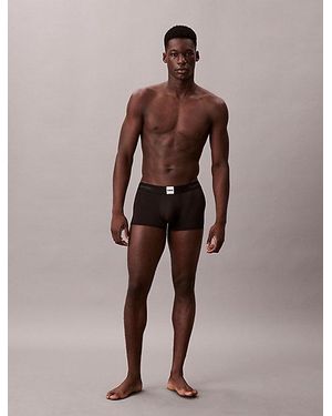 Calvin Klein Trunks Icon Logo Graphic - Brown