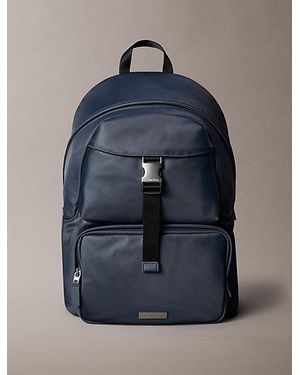 Calvin Klein Mochila redonda de nailon - Azul