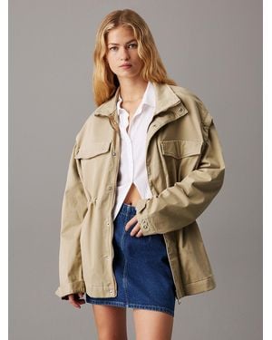 Calvin Klein 2-In-1 Cotton Twill Jacket - Multicolour