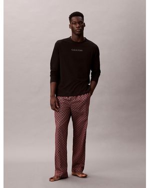 Calvin Klein Set Pigiama - Marrone