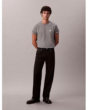 Calvin Klein Jeans Cotton Badge T-Shirt - Grey