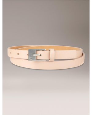 Calvin Klein Slim Harness Buckle Belt - Gray