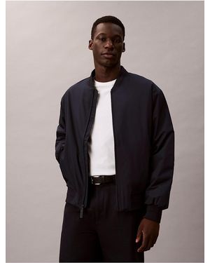 Calvin Klein Matte Classic Bomber Jacket - Black