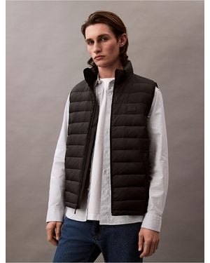 Calvin Klein Calvin Klein Nylon Puffer Vest - Gray