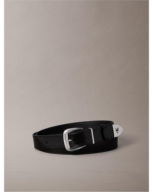 Calvin Klein Monogram Tip Buckle Belt - Multicolor