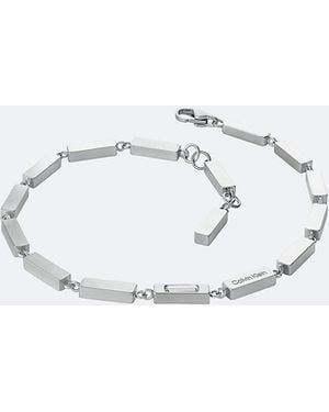 Calvin Klein Essential Links Bar Chain Bracelet - Metallic