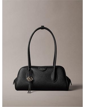 Calvin Klein Emblem Logo Shoulder Bag - Multicolor