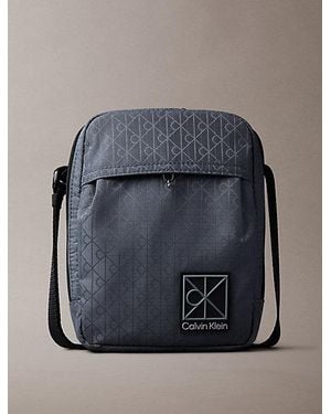 Calvin Klein Water Repellent Crossbody Camera Bag - Blue