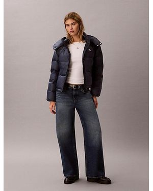 Calvin Klein Jeans Short Down Puffer Jacket - Blue
