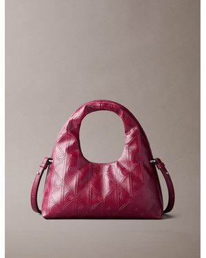 Calvin Klein Puffer Emblem Logo Small Bag - Pink