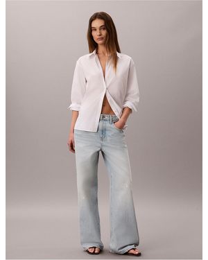 Calvin Klein Calvin Klein Wide Leg Jeans - Gray