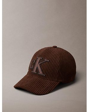 Calvin Klein Vilten Pet Met Monogram - Bruin