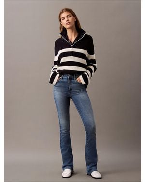 Calvin Klein Calvin Klein High Rise Flared Jeans - Blue