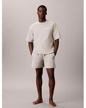 Calvin Klein Pyjama Top Heritage Cotton - Natural