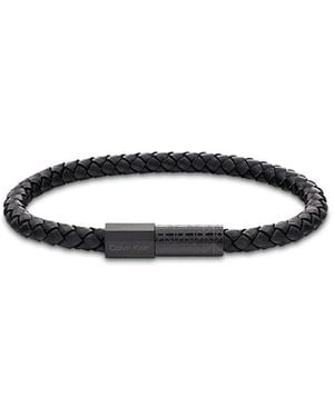 Calvin Klein Modern Braided Bracelet - Black
