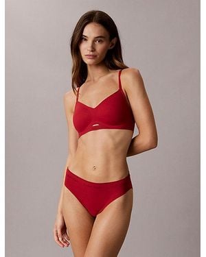 Calvin Klein Lift Bralette Invisibles Icon - Red