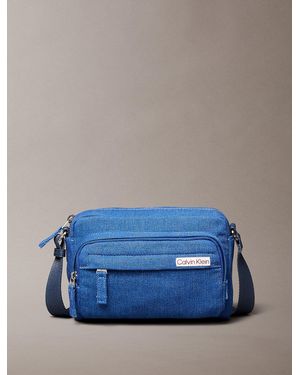 Calvin Klein Denim Camera Bag - Blue