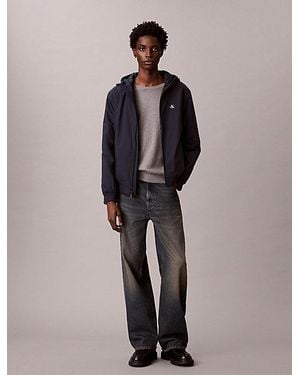 Calvin Klein Chaqueta de ripstop con capucha - Azul