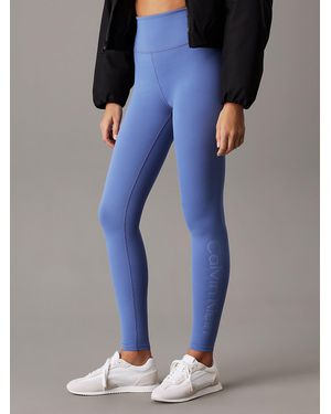 Calvin Klein Gym Leggings - Blue
