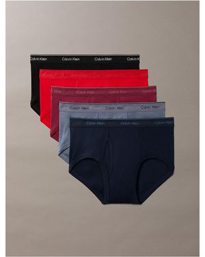 Calvin Klein Cotton Classics 5-Pack Brief - Blue