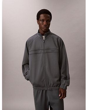 Calvin Klein Chaqueta deportiva de viaje transpirable - Gris