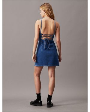 calvin klein sculpt denim bodycon dress Sculpt Midi Denim Dress