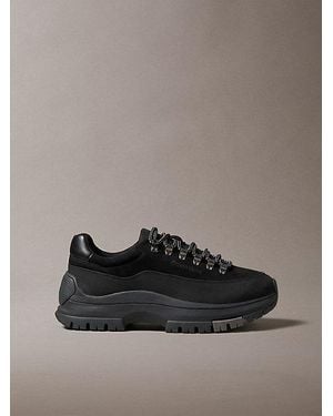 Calvin Klein Nubuck Leather Hybrid Trekking Shoes - Multicolour