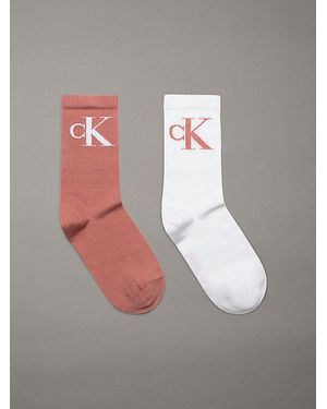 Calvin Klein 2-Pack Crewsokken - Grijs