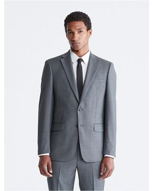Calvin Klein Slim Fit Suit Jacket - Gray