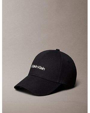 Calvin Klein Cotton Twill Adjustable Cap - Black