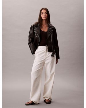 Calvin Klein Giubbotto Stile Motociclista - Multicolore