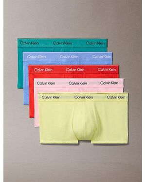 Calvin Klein Pack de 5 bóxeres ajustados de tiro bajo - Icon Pride - Multicolor
