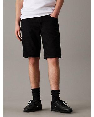 Calvin Klein Jeans Denim Shorts - Black
