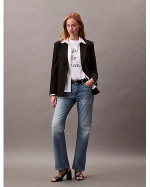 Calvin Klein Relaxed Bootcut Jeans - Azul