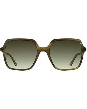 Calvin Klein Modified Rectangle Sunglasses - Green