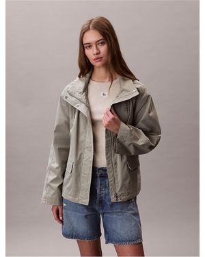 Calvin Klein Calvin Klein Lightweight Tech Jacket - Natural