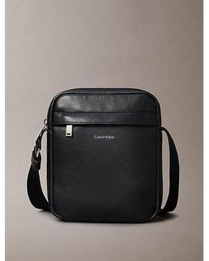 Calvin Klein Micro Pebble Reporter Bag - Black