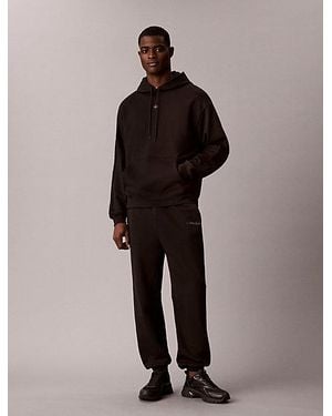 Calvin Klein Sport Heavyweight French Terry Zip Hoodie - Black