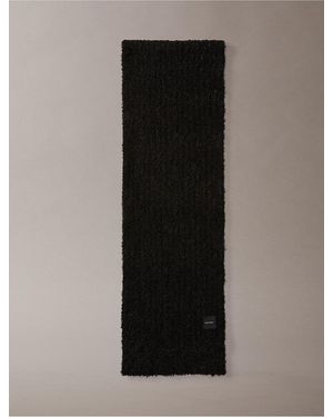 Calvin Klein Boucle Scarf - Black