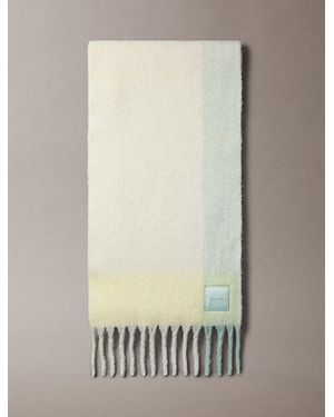 Calvin Klein Soft Warm Chequered Scarf - Multicolour