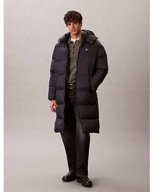 Calvin Klein Jeans Hooded Nylon Puffer Coat - Multicolour