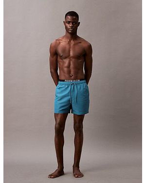 Calvin Klein Zwemshort Met Dubbele Tailleband - Meerkleurig