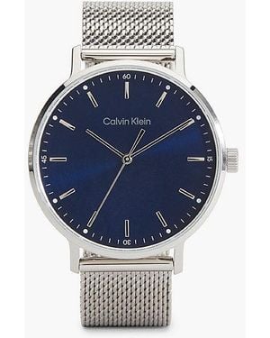 Calvin Klein Modern Mesh Bracelet Watch - Blue