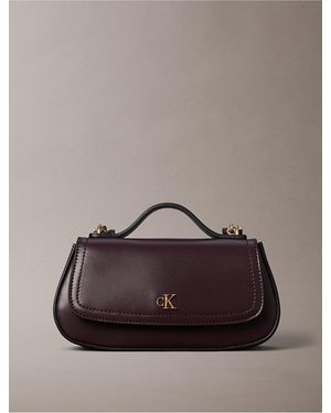 Calvin Klein Hardware Monogram Crossbody Bag - Brown