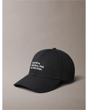 Calvin Klein Kate Moss Baseball Cap - Black
